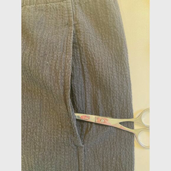 Eileen Fisher Organic Cotton Pucker Lantern Ankle Lightweight Pocket Pants XL - Picture 7 of 9